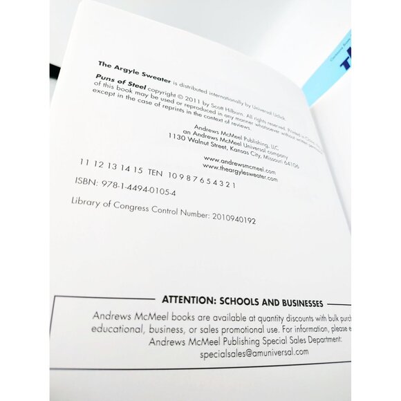 Far Side Gallery Puns of Steel Humor Comic Books Argyle Sweater Lot of 2 - Picture 12 of 14